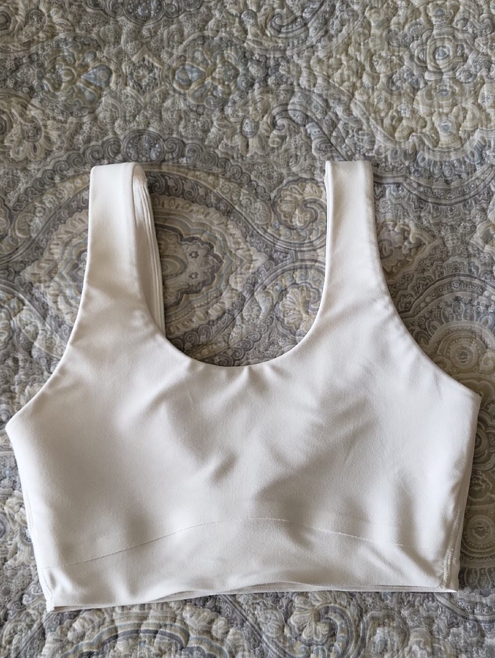all in motion Cream Scoop Sports Bralette